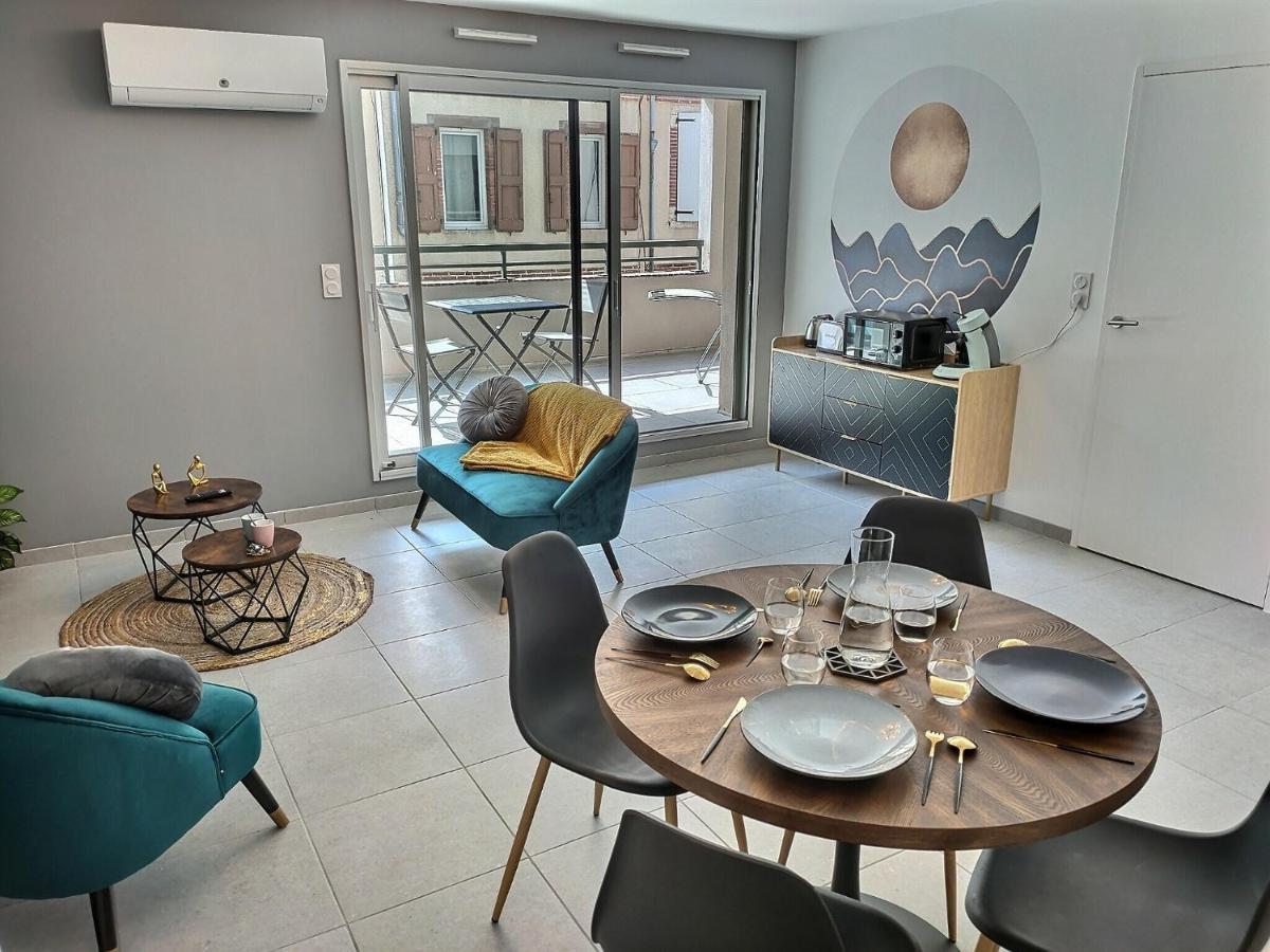Le Fil D'Or - Terrasse, Box Prive, Centre Ville Albi Eksteriør billede